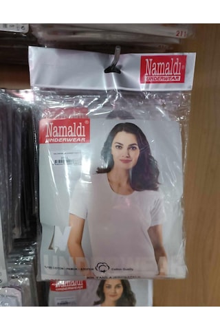 Namaldı Kadın Ribana Kroşatlı Fanila Atlet 211 - 3 Adet 001