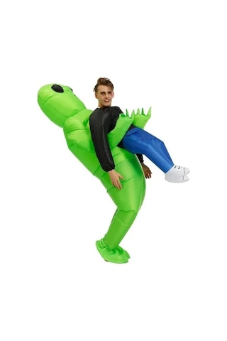 Jl Yetişkin İçin Şişme Kostüm, Alien Cadılar Bayramı Şişme