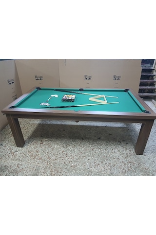 234 x 130 x 80 CM Amerikan Bilardo ve Yemek Masası