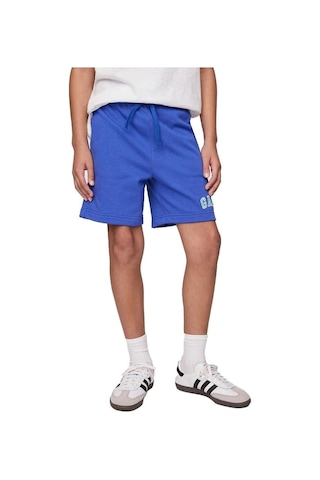 Gap V-frch Ft Logo Shorts Erkek Çocuk Sort Mavi
