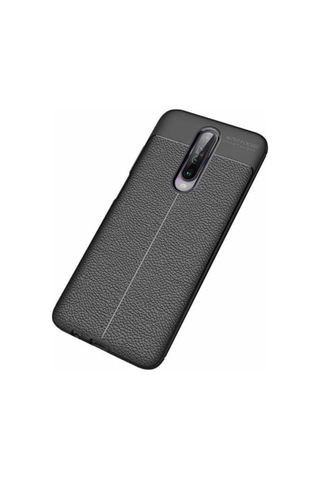 Xiaom Redmi K30 Kılıf Zore Niss Deri Desenli Silikon Kılıf