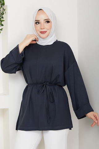 Günsel İpli Oysho Tunik 1646 - Antrasit Antrasit