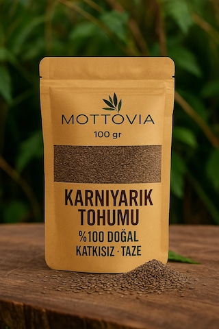 Karnıyarık Tohumu 100 Gr Doğal Lif Kaynağı, Sindirim Dostu, Giderici