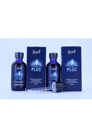 Kyani Nitro Plus Noni Meyvesi Vitamin ve Mineral İçeren Takviye Edici Gıda 2 x 56 ML