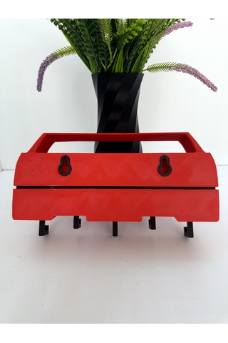 3d Baskı Anahtarlık Askısı F40 Model Kırmızı - Siyah