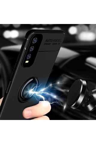 Vivo Y20s Kılıf Ravel Silikon Kapak - Mavi Mavi Mavi