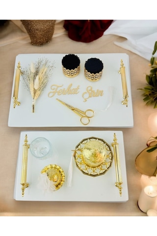 Promise Beyaz Söz Tepsisi Gold Gold