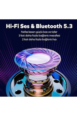 Woyax By Deji Dots Mini Bluetooth 5.3 Ultra Hafif HiFi Stereo Ses Kulak İçi Kulaklık