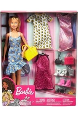 Barbie ve Kıyafet Kombinleri Oyun Seti GDJ40