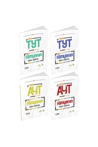 Yks-tyt-ayt Kimyanın Kara Kutusu Ösym Çıkmış Soru Bankası 4lü Set