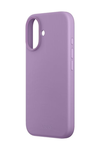 Apple Uyumlu iPhone 16 Lino Hue Serisi Magsafe Özellikli Magclick Hibrit Silikon Silicore Koruyucu Kılıf Purple