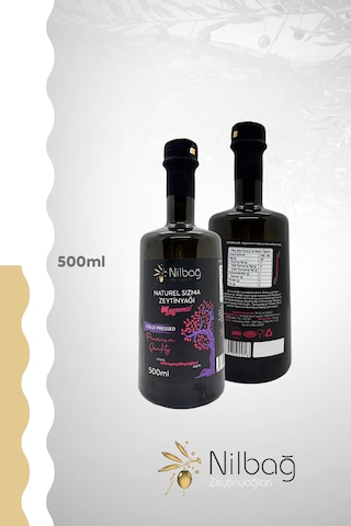 Nilbağ Zeytinyağları Ayvalık Natural Sızma Zeytinyağı Meyvemsi Primula 500 ML