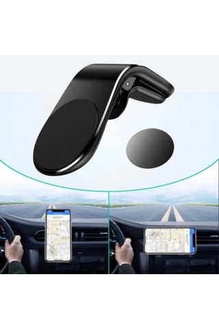 Buffer Havalanndırma Izgarasına Takılabilen Mandallı Mıknatıslı Oto Araç Içi Manyetik Telefon Tutu