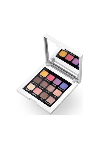 Kiko Göz Farı - Street Heart Colour Tag Multi-texture Eyeshadow Palette Diğer