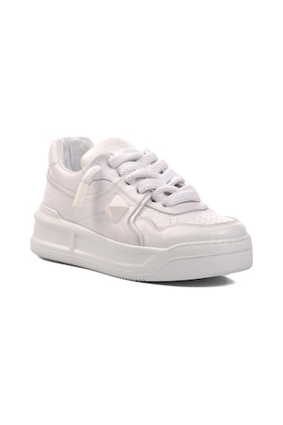 Ayakmod Premium 1306 Beyaz Cilt Erkek Sneaker 001