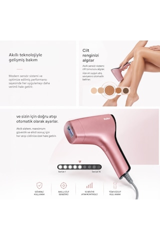 ROBX A05 Ipl 3 Milyon Atım Akıllı Cilt Tanıma Ultra Seri Atım 3 Başlıklı Lazer Epilasyon Cihazı