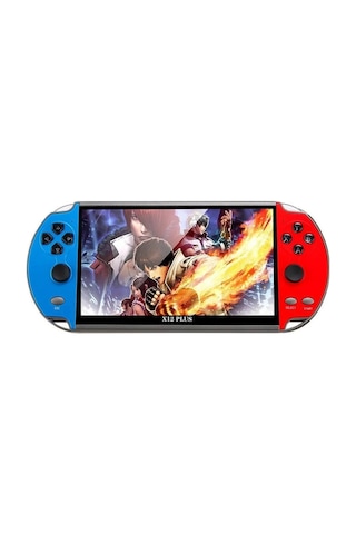X12 Plus 7'inç Uyumlu Lcd Hd Ekran Tv Out 10000+ Oyunlu Arcade Retro Oyun Konsolu