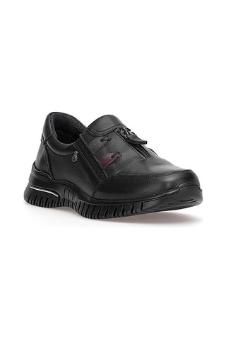 Voyager Z006 Kadın Siyah Deri 36-40 Comfort Ayakkabı Siyah