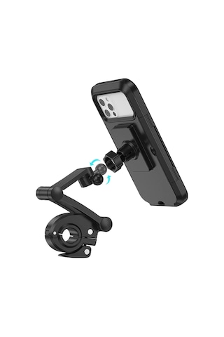 Hoco. Ca101 Su Geçirmez Motosiklet Telefon Tutucu - Siyah