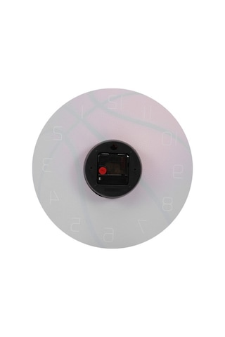 Goldenqian Basketbol Akrilik Sessiz Duvar Saati Yatak Odası Oturma Odası Alarm Doğum Günü Noel Hediyeleri Dekor Için Hediye Muvy9o ÇOk Renkli