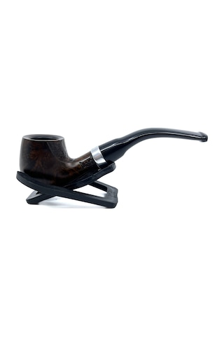 Dapper Bent Billiard Briar Gül Kökü 9 Mm Filtreli El Yapımı Pipo - 3073