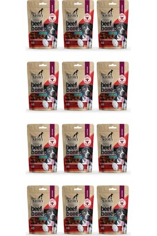 Dog Beef Bones 12x80gr. Biftekli, Köpek Ödül Maması