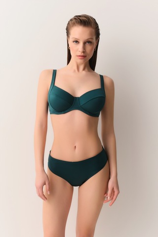 Suwen Pipe Aksesuarlı Bikini Alt Sbn26260c724 Yeşil
