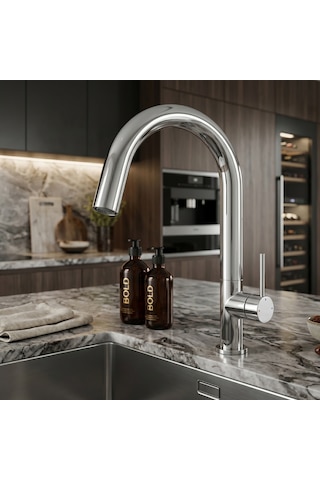 Newarc Bold Krom Mutfak Eviye Bataryası 910731 Gri