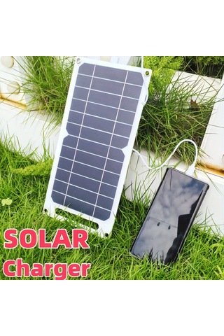 Xuweiwei 1 Adet Dayanıklı Manyetik Güneş Şarj Paneli Güneş 30w 5v Usb Çıkışlı Fotovoltaik Modül Güç Bankaları Telefonlar Kamp Ev Karavan