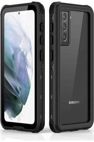 Galaxy S21 Plus Kılıf 1-1 Su Geçirmez Kılıf (505349664) Siyah