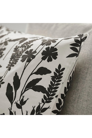 Ikea Rotvecklare Beyaz-antrasit 50x50 Cm Kırlent Kılıfı