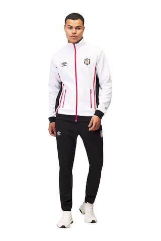 Beşiktaş Orijinal Lisanslı Fermuarlı Sweatshirt 25/26 Sezon BEYAZ