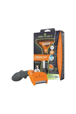 Furminator Kisa Tüylü Köpekler Için Temizlenebilir Tarak Orta