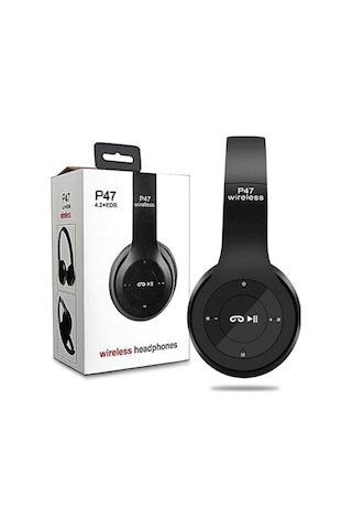 Azr P47 Katlanalabilir Bluetooth 4.2+EDR Kulak Üstü Kulaklık