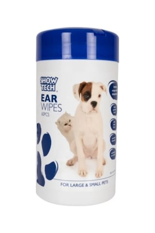 Show Tech Ear Wipes Kedi Köpek Kulak Temizleme Mendili 60 Adet
