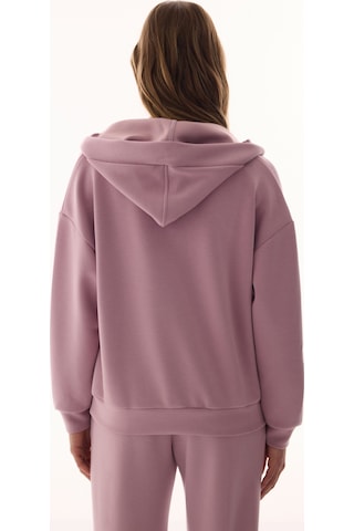 Penti Lila V Yaka Oversize Kapüşonlu Sweatshirt
