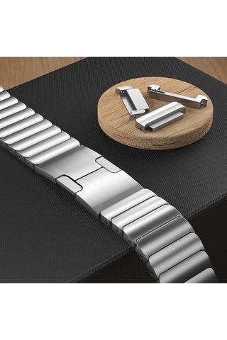 Huawei Watch Gt 3 46mm Uyumlu Krd-35 Metal Asma Kordon-gümüş
