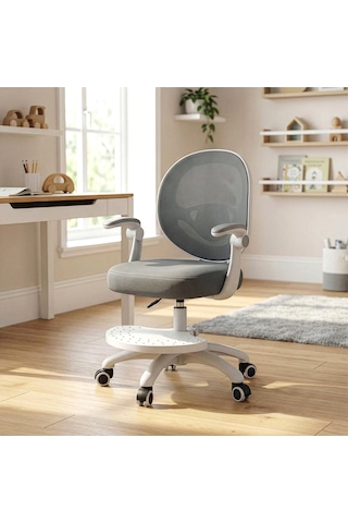 Karr Office Vigo Çocuk Çalışma Sandalyesi Gri