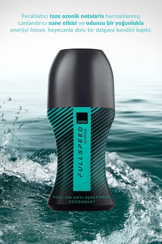 Full Speed Surfer Erkek Roll-on 50ml Üçlü Paket