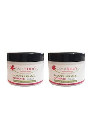 Everteen Natural Intimate Gel Kadınlara Özel Genital Bölge Temizleme Jeli 100ml 2 Adt