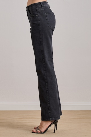 Slim Straight Siyah Jean Pantolon Siyah