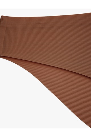 Koton Rahat Kalıp Dokulu Brief Külot Kahverengi 6slk30080mk Kahve