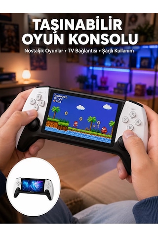 Hepsi Kompakt Ve Hafif Retro Oyun Konsolu 1000 Klasik Oyun Dahil Najmaddin