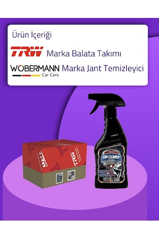 Honda Civic Fc5 2017-2021 Trw Ön Fren Balata Takımı