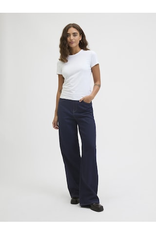 Jack & Jones Kadin Yüksek Bel Genis Paça Jean - Tokyo - 12203935 Mavi