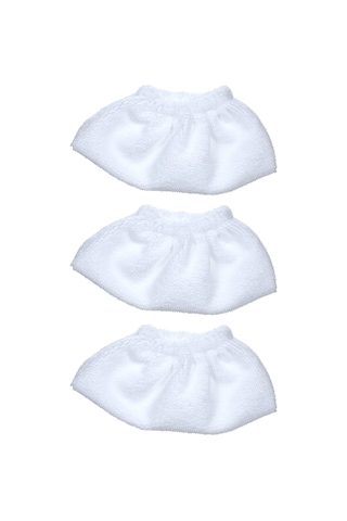 Teltree Karcher Sc2/sc3/sc4/sc5 Buharlı Temizleyici İçin 3'lü Mikrofiber Bez Seti - Nozul Kılıfı Ve Temizleme Pedi