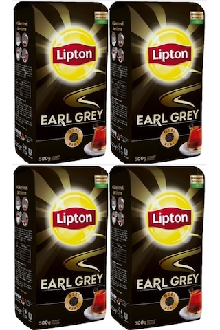 Lipton Earl Grey Bergamot Aromalı Siyah Dökme Çay 4 x 500 G