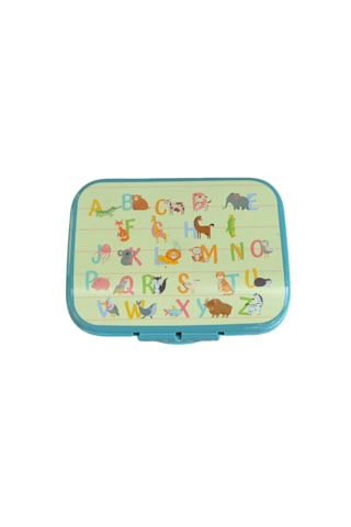 Onyx Good Food Desenli Kilitli Beslenme / Lunch Box - 1000 Ml Mavi