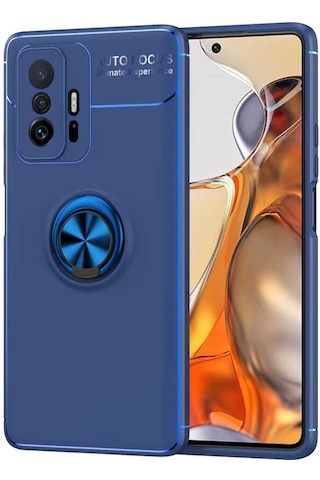 Mi 11t Pro 5g Kılıf Ravel Silikon Kapak - Siyah-mavi Siyah-mavi Siyah-mavi