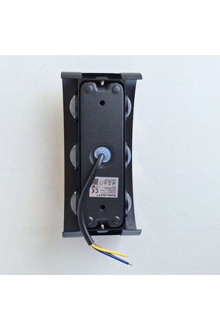 Haiti 3'lü Çift Yönlü Duvar Led Aplik Gün Işığı Işık Siyah